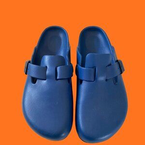 Blue PVC Birkenstock Clog